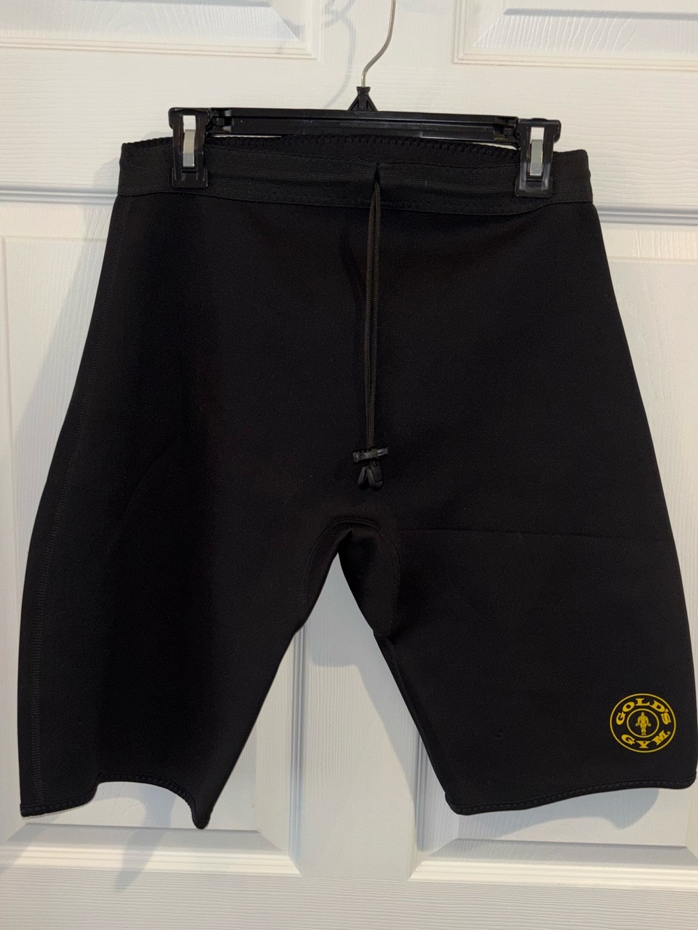 Gold's Gym Shorts Men’s Black Neoprene Sauna Sweat Size M / L